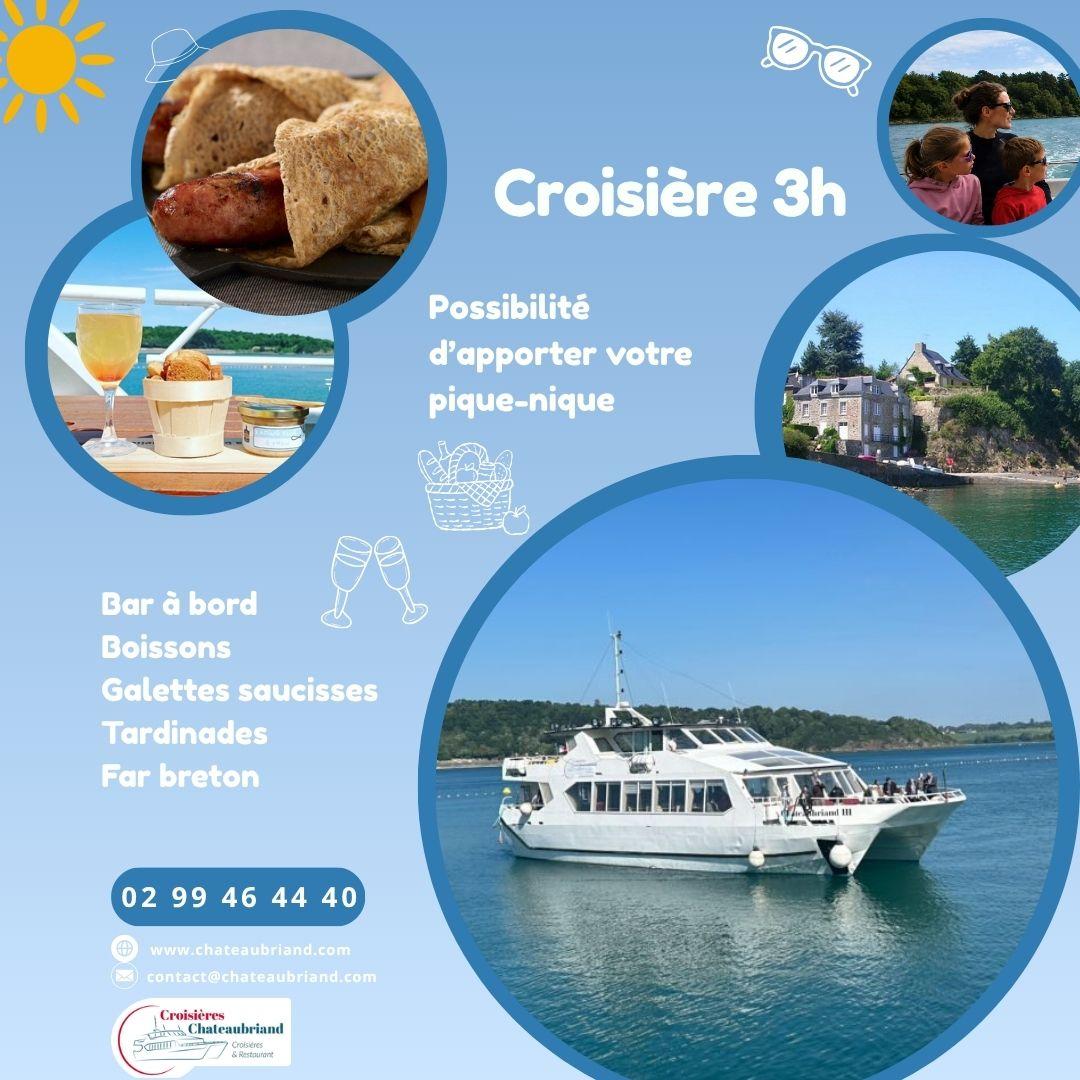 Croisières Chateaubriand Saint Malo Dinard