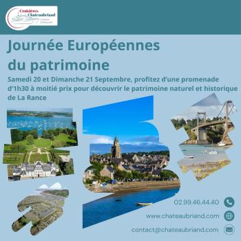 Croisières Chateaubriand Saint Malo Dinard