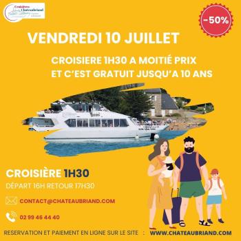 Croisières Chateaubriand Saint Malo Dinard