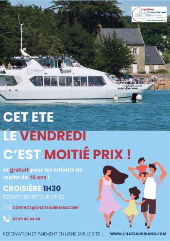 Croisières Chateaubriand Saint Malo Dinard